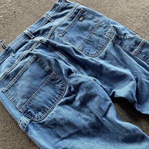 Vintage / Baggy / Key Brand Blue Denim Carpenter Jean’s